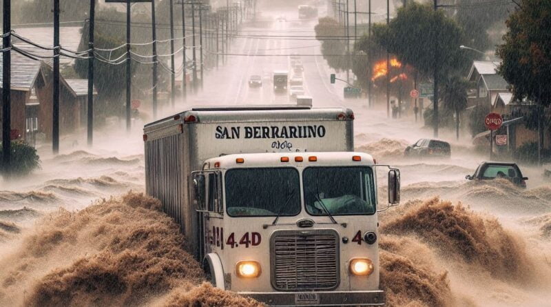 Flash Floods in San Bernardino, CA