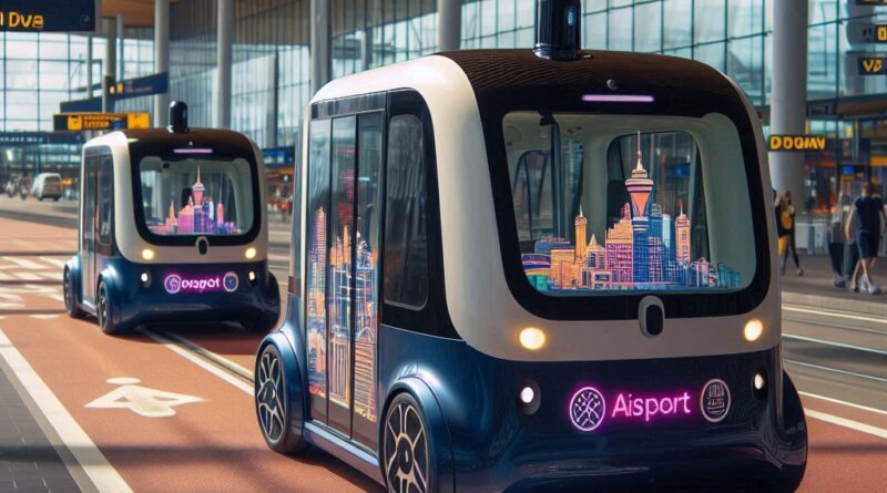 Schiphol Airport self-driving shuttle on trial